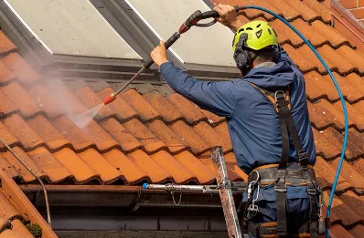 Démoussage et hydrofuge de toiture à Fley